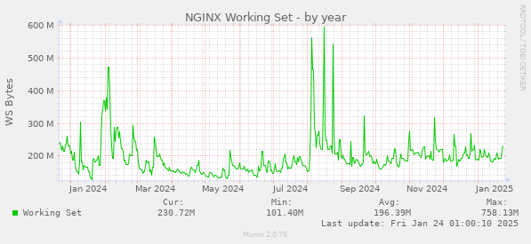 NGINX Working Set